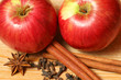 Apples with spices