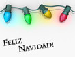 Christmas Lights Merry Christmas - Spanish Language