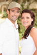 couple posing  in nature