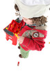 Child pretending to be a tradesperson