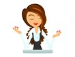 Video: Woman - presenter A (animation ) Woman - presenter A (animation )