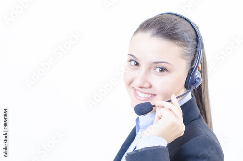 Photo: Female customer service Female customer service