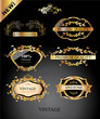 Vektor: Vintage labels- Royal design Vintage labels- Royal design