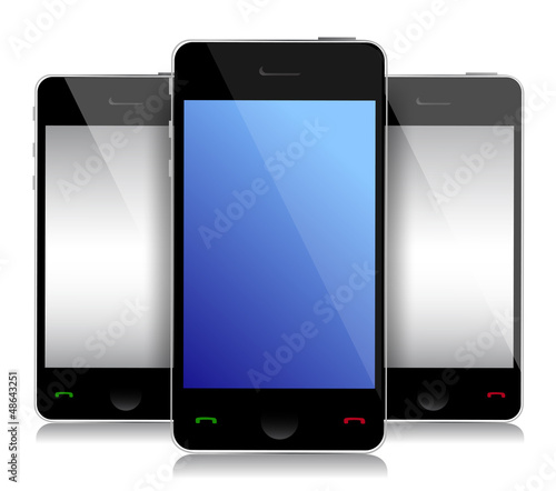 Illustration: communication mobile concept communication mobile concept
