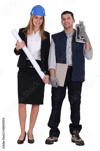 Photo: Architect and tiler Architect and tiler