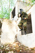 paintball player jump