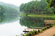 Pang Ung, Beautiful forest lake in the morning