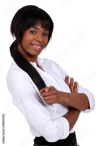 Photo: Woman smiling Woman smiling