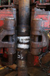 Old Iron Roughneck Makes Up Drillpipe Together