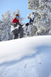 Man snowboarding
