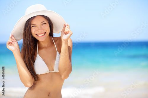 Photo: Beach vacation woman Beach vacation woman
