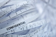 Pile of shredded paper - confidential