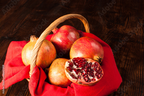 Photo: Pommegranates still life Pommegranates still life