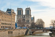 Notre Dame de Paris as seen from Pont Saint-Michel.