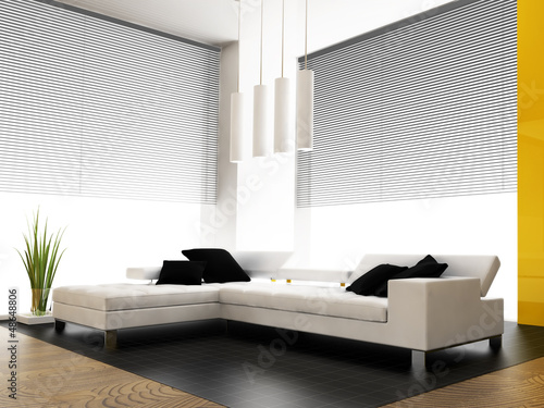Illustration: modern interior modern interior