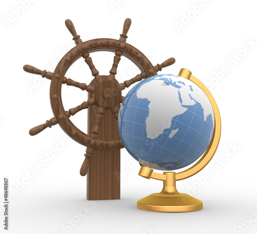 Illustration: Earth globe Earth globe