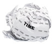 crumpled time