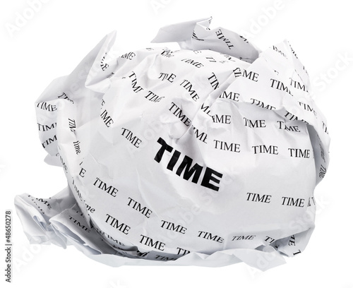 Photo: crumpled time crumpled time