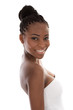 African Lady - black & white
