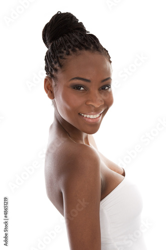 Photo: African Lady - black & white African Lady - black & white