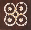 Adinkra-Symbol für Weisheit und Wissen