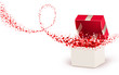 Vector: Gift box with hearts Gift box with hearts
