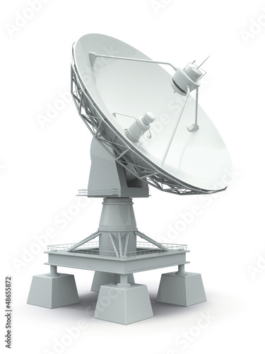 Illustration: Satellite dish. Communiation. Satellite dish. Communiation.