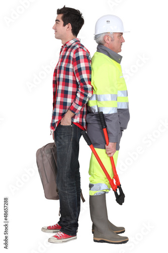 Photo: Father and teenage son Father and teenage son