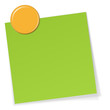 Notizzettel mit Magnet