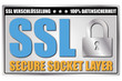 Button "SSL Security" Grau/Schwarz/Silber