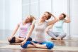 Group yoga sessions