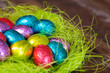 Foto: Ostereier im Nest Ostereier im Nest