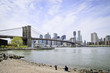 New York City Brooklyn Bridge view