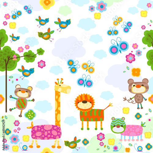 Vector: animals background animals background