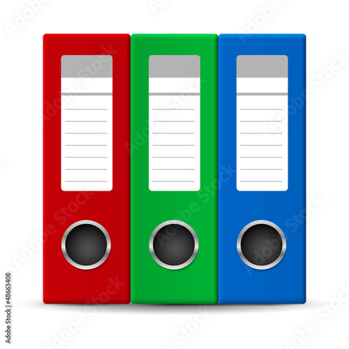 Vector: Office Folders Office Folders