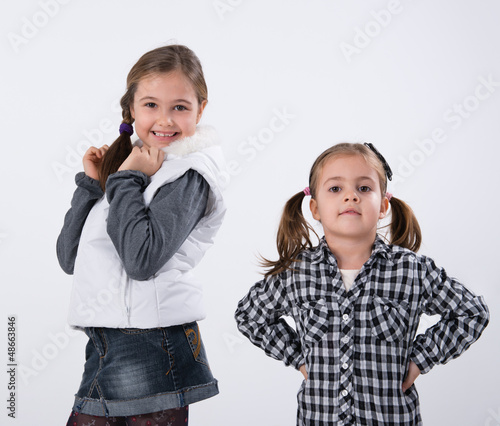 Photo: two little models two little models