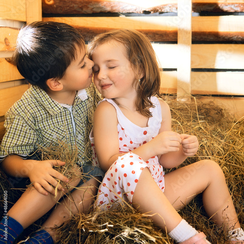 Photo: Children on Hayloft Children on Hayloft