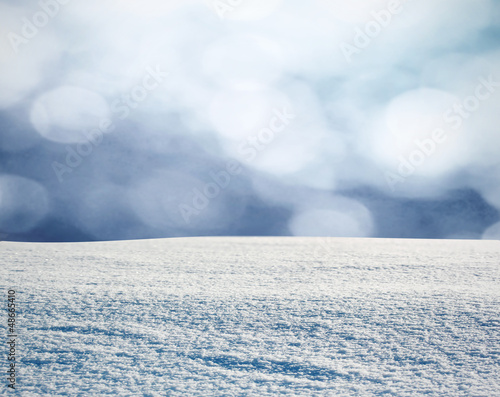 Photo: Snowy meadow Snowy meadow