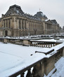 Le Palais Royal sous la neige