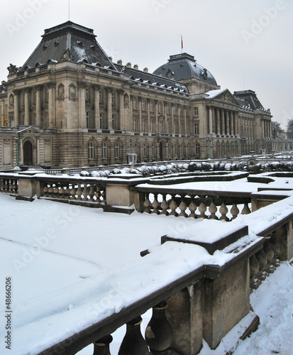 Photo: Le Palais Royal sous la neige Le Palais Royal sous la neige