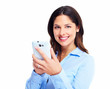 Woman with a cell phone.