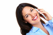 Woman with a cell phone.