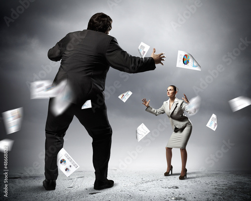 Photo: Business dispute Business dispute