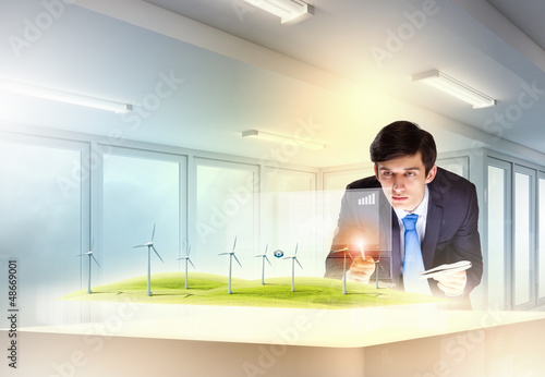 Photo: Environmental problems and high-tech innovations Environmental problems and high-tech innovations