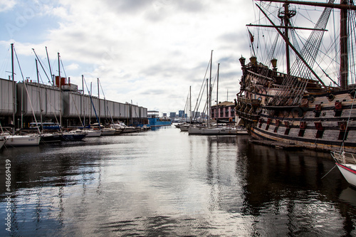 Photo: Genova old Port Harbor - Genoa Genova old Port Harbor - Genoa