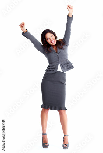 Photo: Happy Business woman. Success. Happy Business woman. Success.