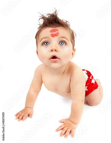 Photo: Funny baby boy Funny baby boy