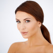 Beautiful woman with lovely natural skin