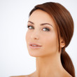 Beauty portrait of a natural woman