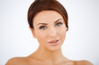 Beautiful serene woman